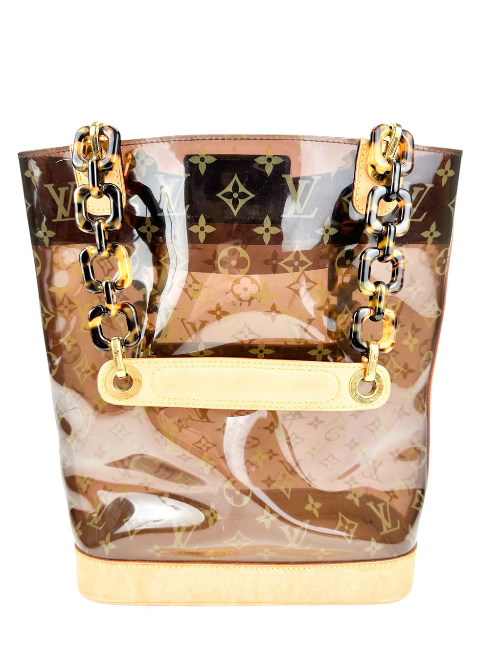 Louis Vuitton Ambre Vinyl Monogram Tote Bag
