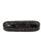Alexander McQueen Black Crystal Kuckleduster Clutch