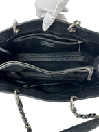 Chanel Black Caviar Leather Grand Shopping Tote