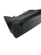 Chanel Black Caviar Leather Grand Shopping Tote