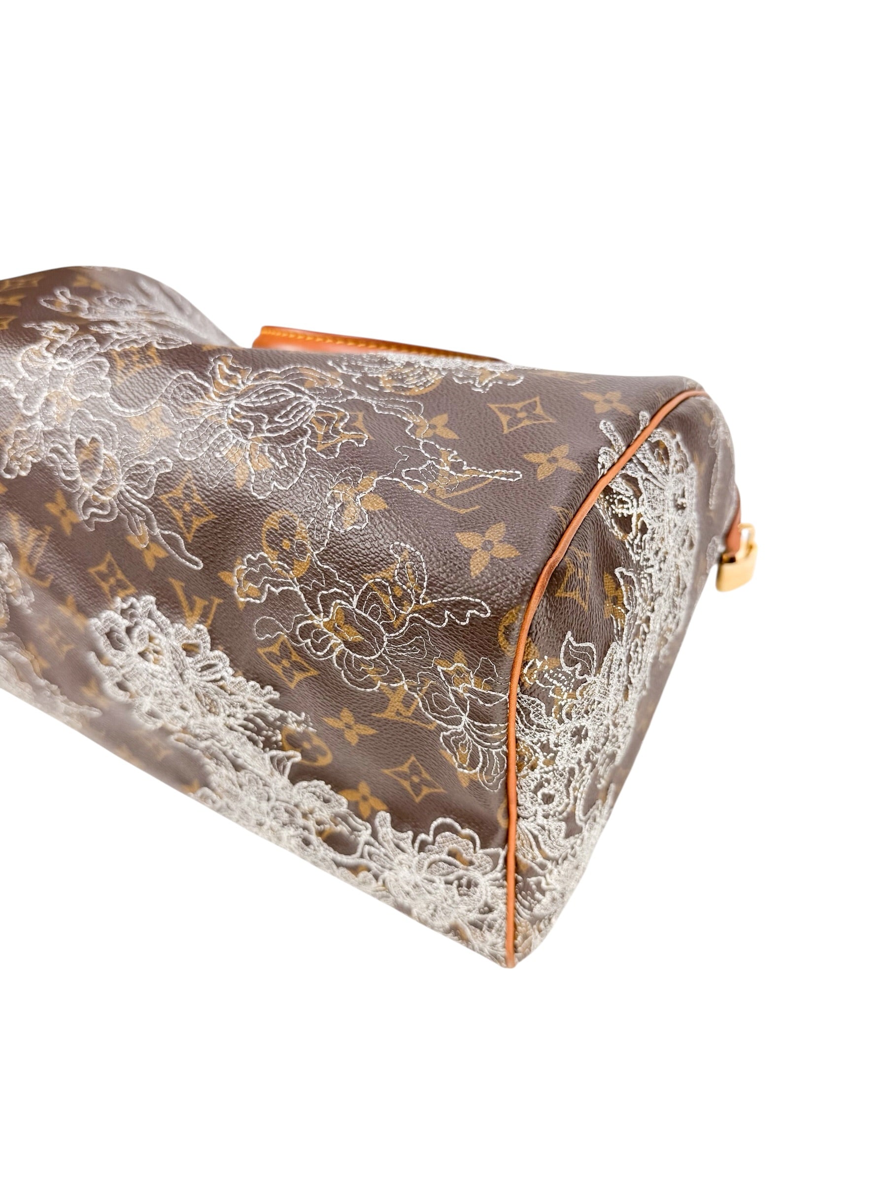 Louis Vuitton Monogram Coated Canvas Dentelle Speedy 30