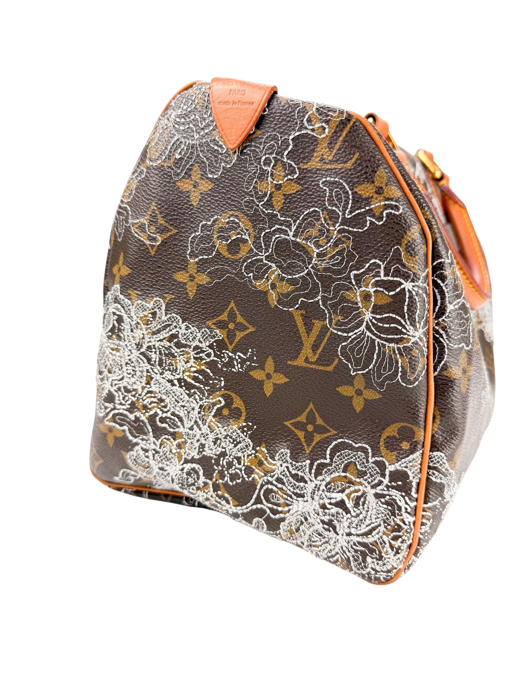 Louis Vuitton Monogram Coated Canvas Dentelle Speedy 30
